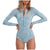 Billabong Salty Dayz Long Sleeve Springsuit - Women's Island Blue Neo