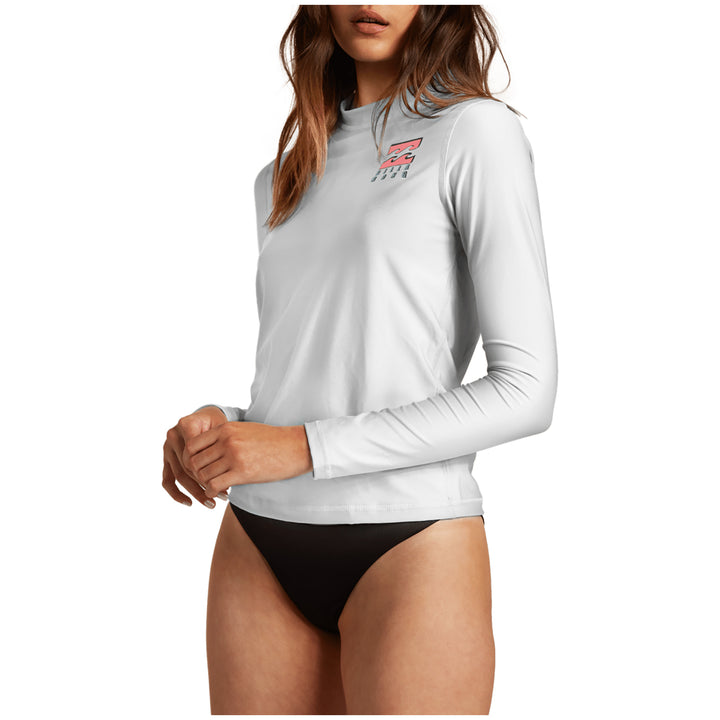 Billabong Core Loose Fit Long Sleeve Rashguard - Women's White