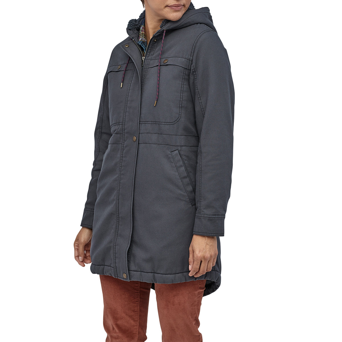 Patagonia Prairie Dawn Parka Jacket - Women's Smolder Blue w/ Smolder Blue