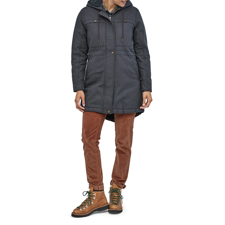 Patagonia Prairie Dawn Parka Jacket - Women's Smolder Blue w/ Smolder Blue