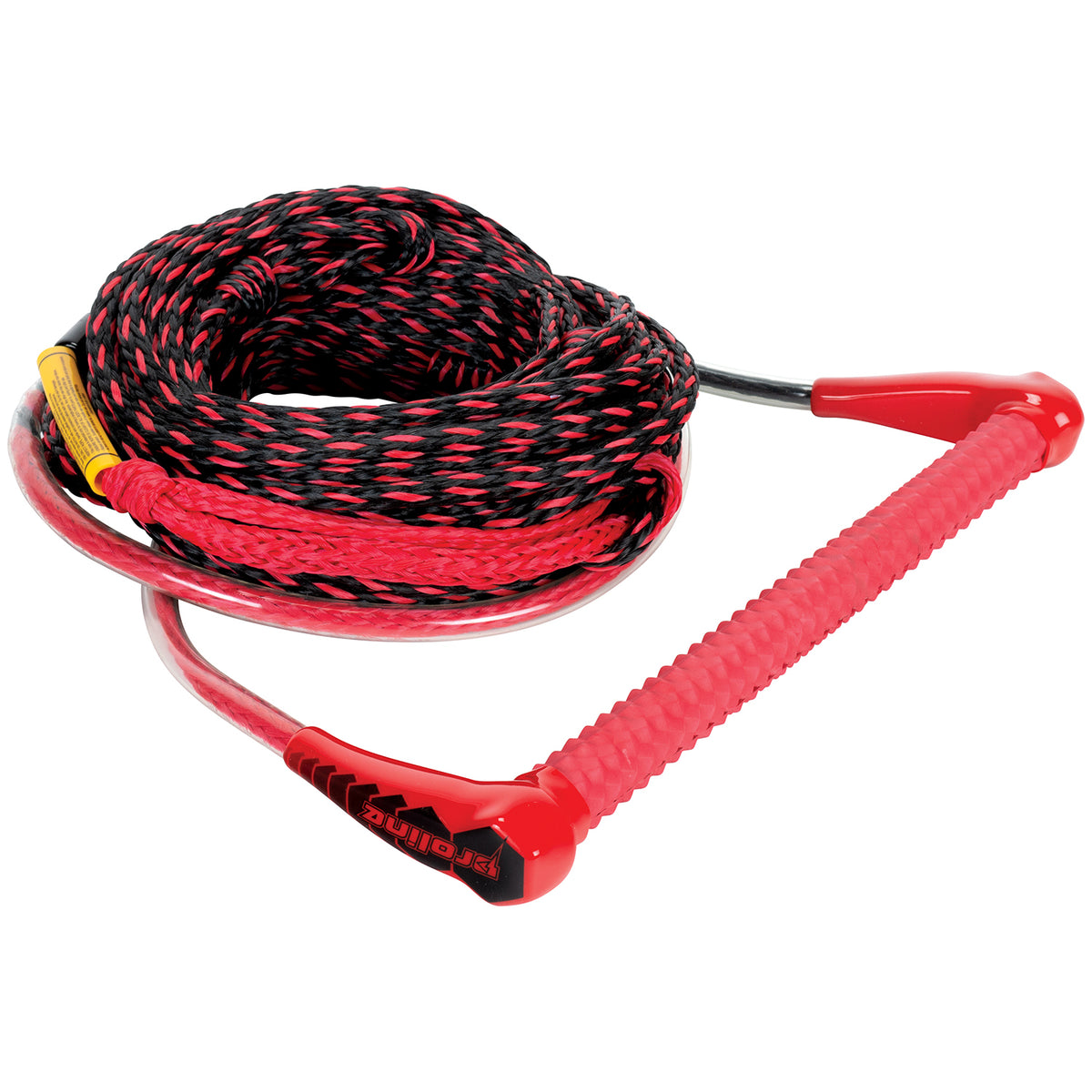 Proline Launch Wakeboard Handle + 65 ft Poly-E Air Mainline Red