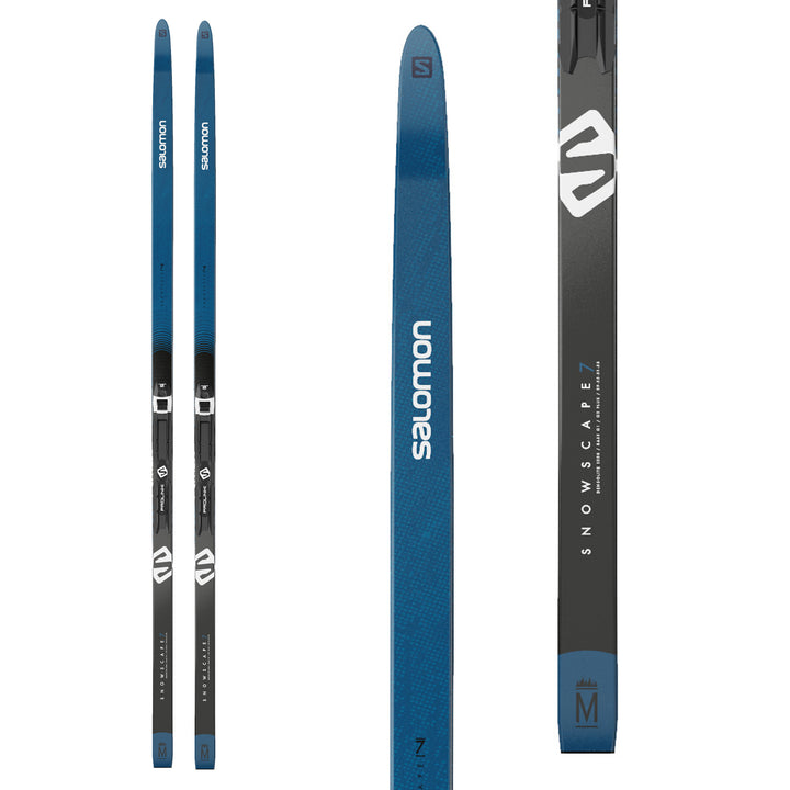 Salomon Snowscape 7 Cross Country Skis + Prolink Auto Classic Bindings 2023