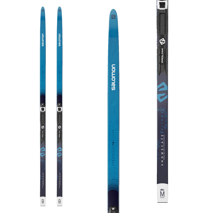 Salomon Snowscape 7 Vitane Cross Country Skis + Prolink Auto Bindings - Women's 2023