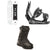 Flow Merc Snowboard 2018 + Alpha Snowboard Bindings 2020 + thirtytwo Prion Snowboard Boots 2019