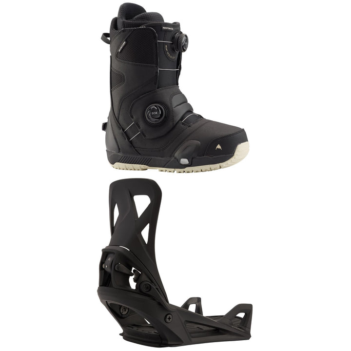 Burton Photon Step On Snowboard Boots + Step On Snowboard Bindings 2021