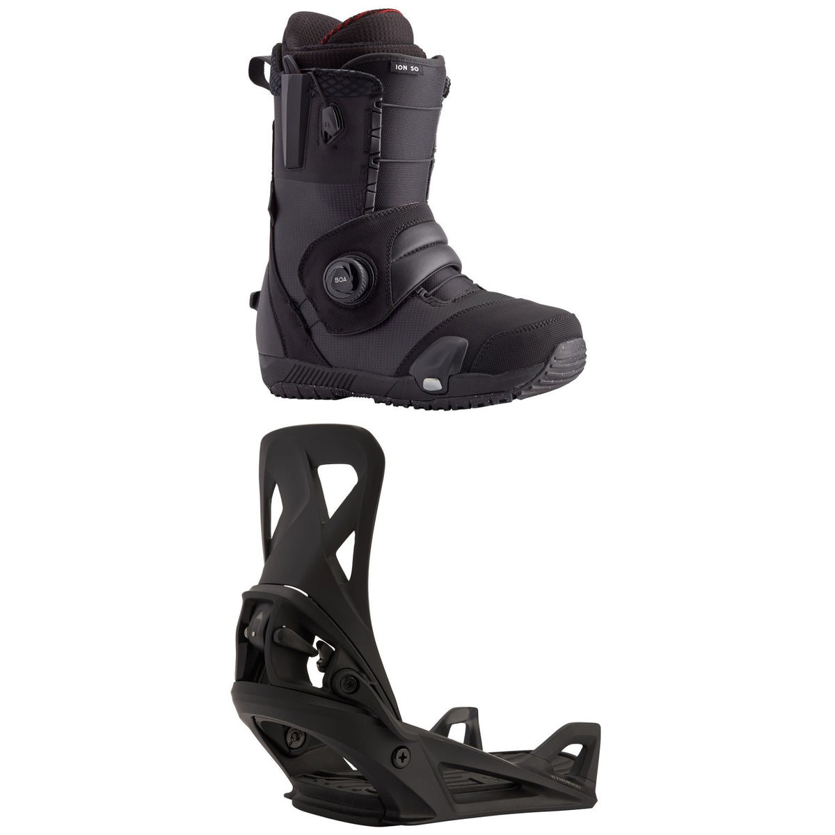 Burton Ion Step On Snowboard Boots + Step On Snowboard Bindings 2021