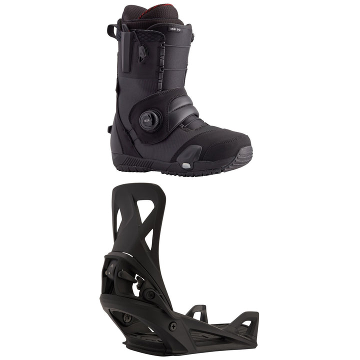 Burton Ion Step On Snowboard Boots + Step On Snowboard Bindings 2021
