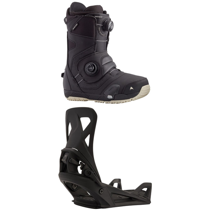 Burton Photon Step On Boa Wide Snowboard Boots + Step On Snowboard Bindings 2021