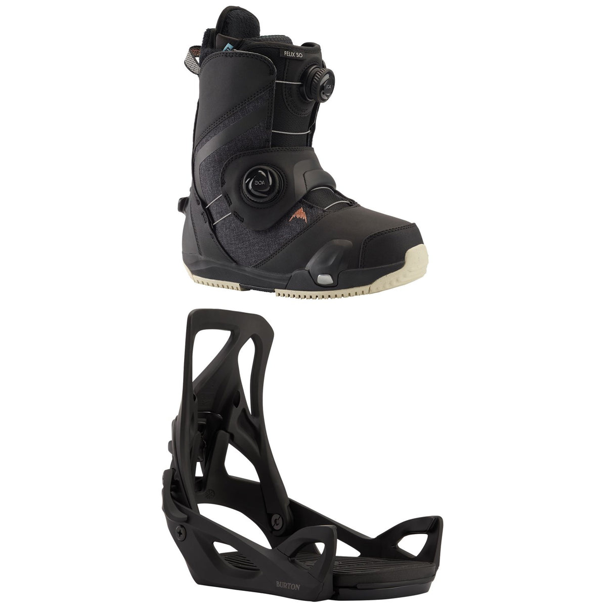 Burton Felix Step On Snowboard Boots + Step On Snowboard Bindings - Women's 2021