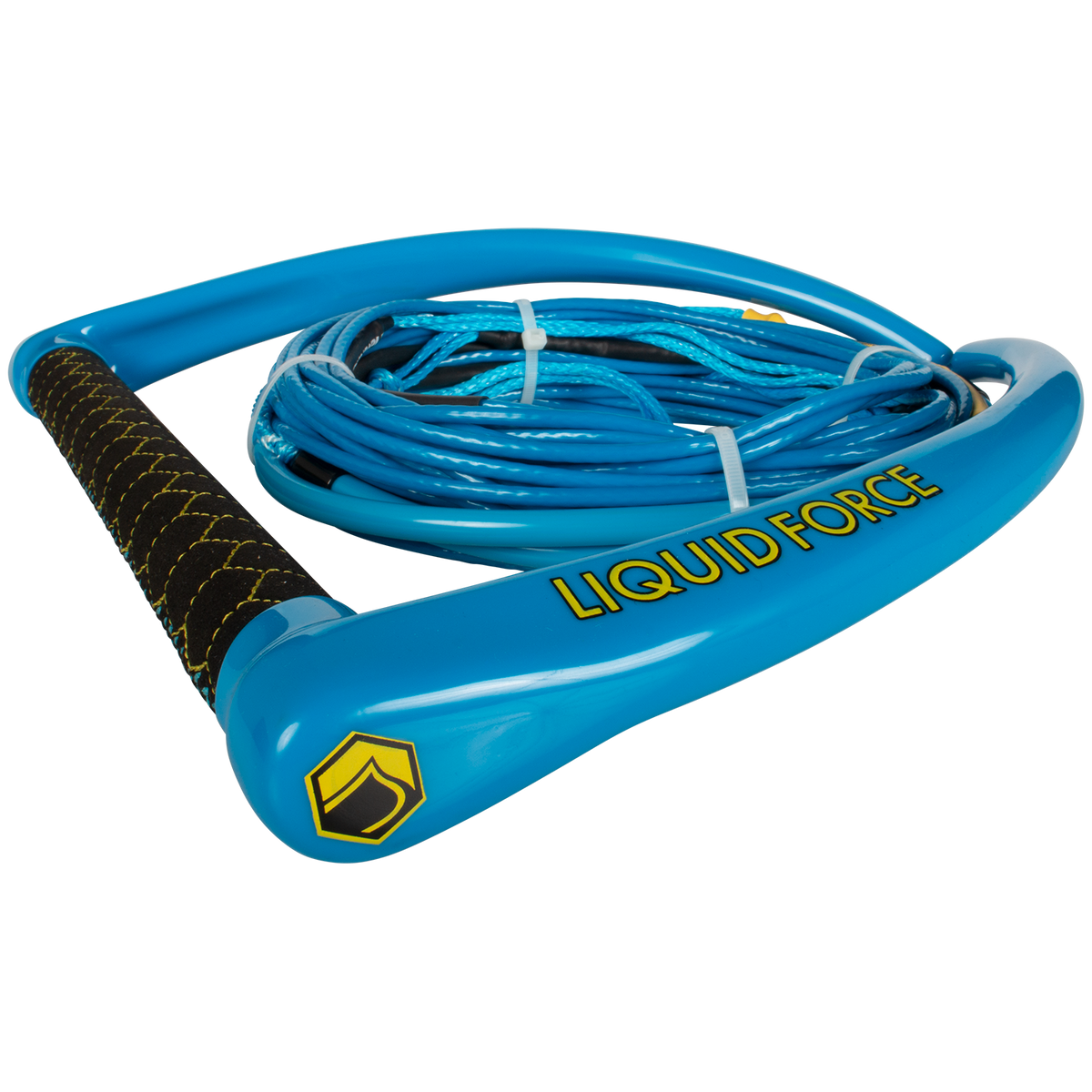 Liquid Force Apex Suede Handle + Coated Dyneema 65 ft Mainline Blue