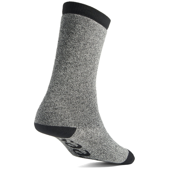 Tentree Selkirk Embroidered Socks Hi Rise Grey Marled