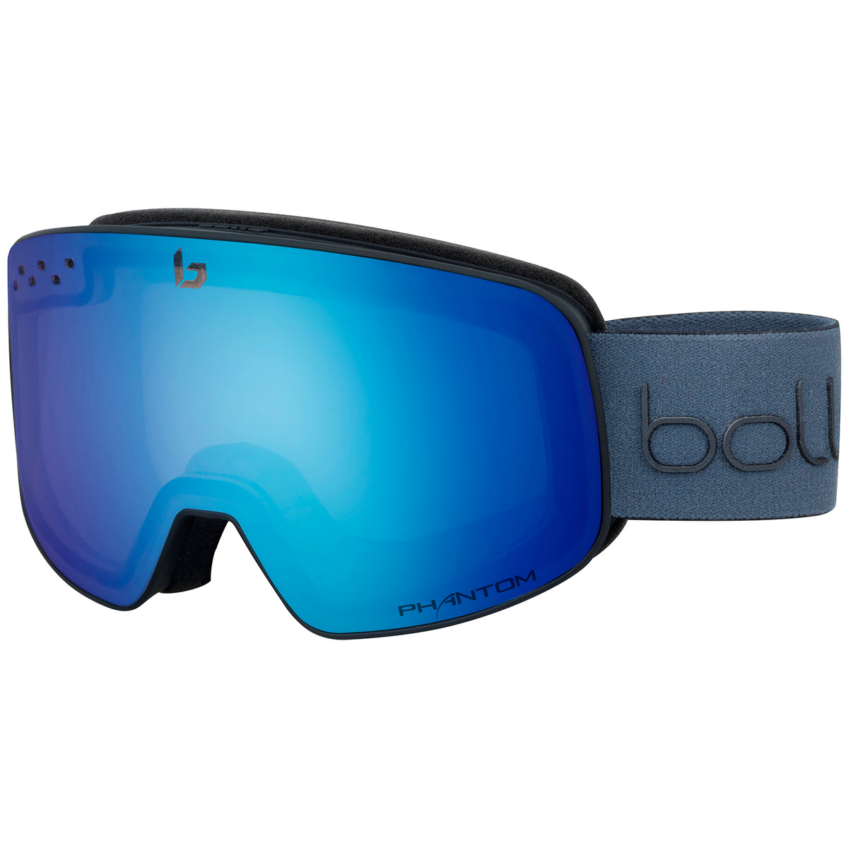 Bolle Nevada Goggles Black Diagonal/Matte Phantom+/Cat 1-3