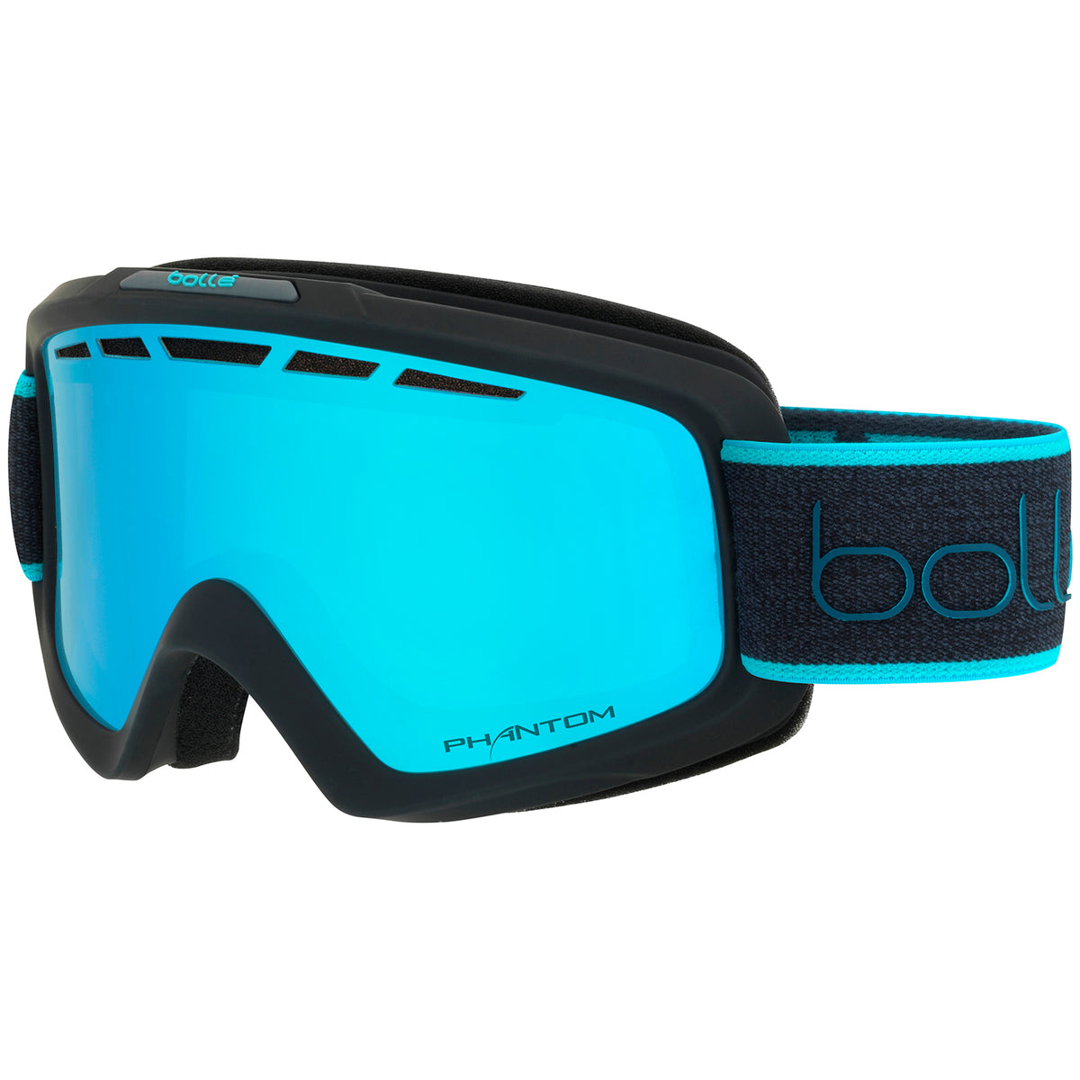 Bolle Nova II Goggles Matte Black & Blue Tree/Phantom Vermillon Blue
