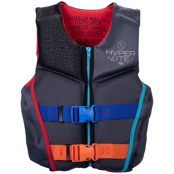 Hyperlite Youth Indy HRM Neo Wake Vest - Boys' 2021