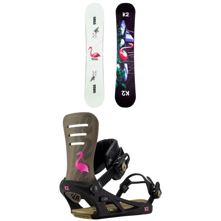 K2 Medium Snowboard + Formula Snowboard Bindings 2021