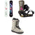 K2 Medium Snowboard + Formula Snowboard Bindings + Vans Hi Standard OG Snowboard Boots 2021