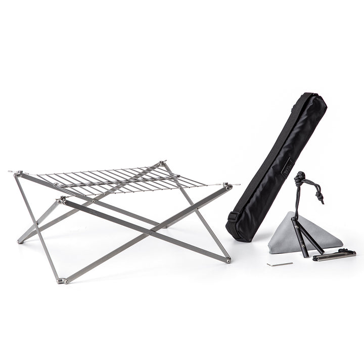 Wolf and Grizzly Grill M1 Edition Kit with Fire Set