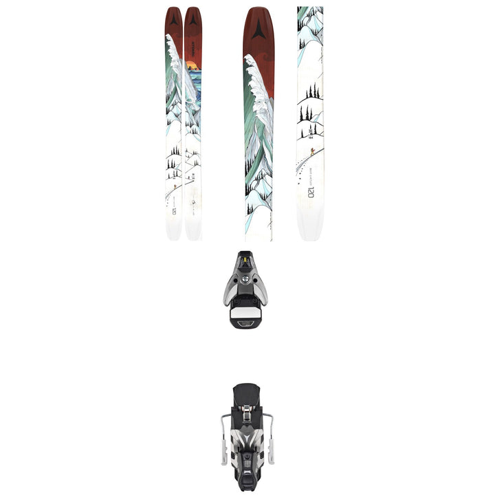 Atomic Bent Chetler 120 Skis + STH2 WTR 16 Ski Bindings 2021