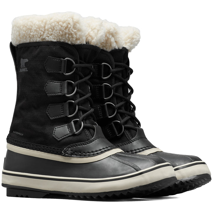 Sorel Winter Carnival Boots - Women's Black, Stone