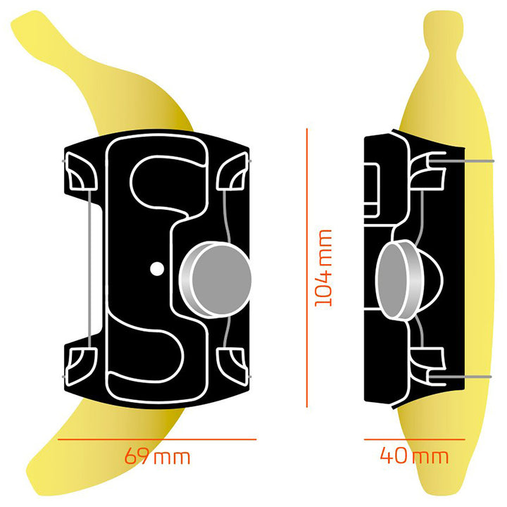 Fidlock Twist Uni Connector Boa® Water Bottle Mount Black