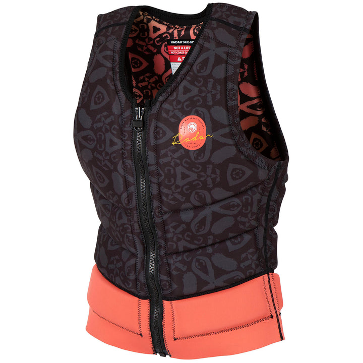 Radar Lyric Reversible Impact Waterski Vest - Women's 2021 Black/Coral