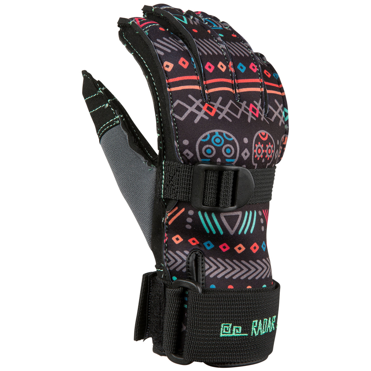 Radar TRA Inside-Out Waterski Gloves - Kids' Black/Craze