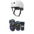 Triple 8 The Certified Sweatsaver Skateboard Helmet + Galaxy 3 Pack Skateboard Pad Set - Kids'