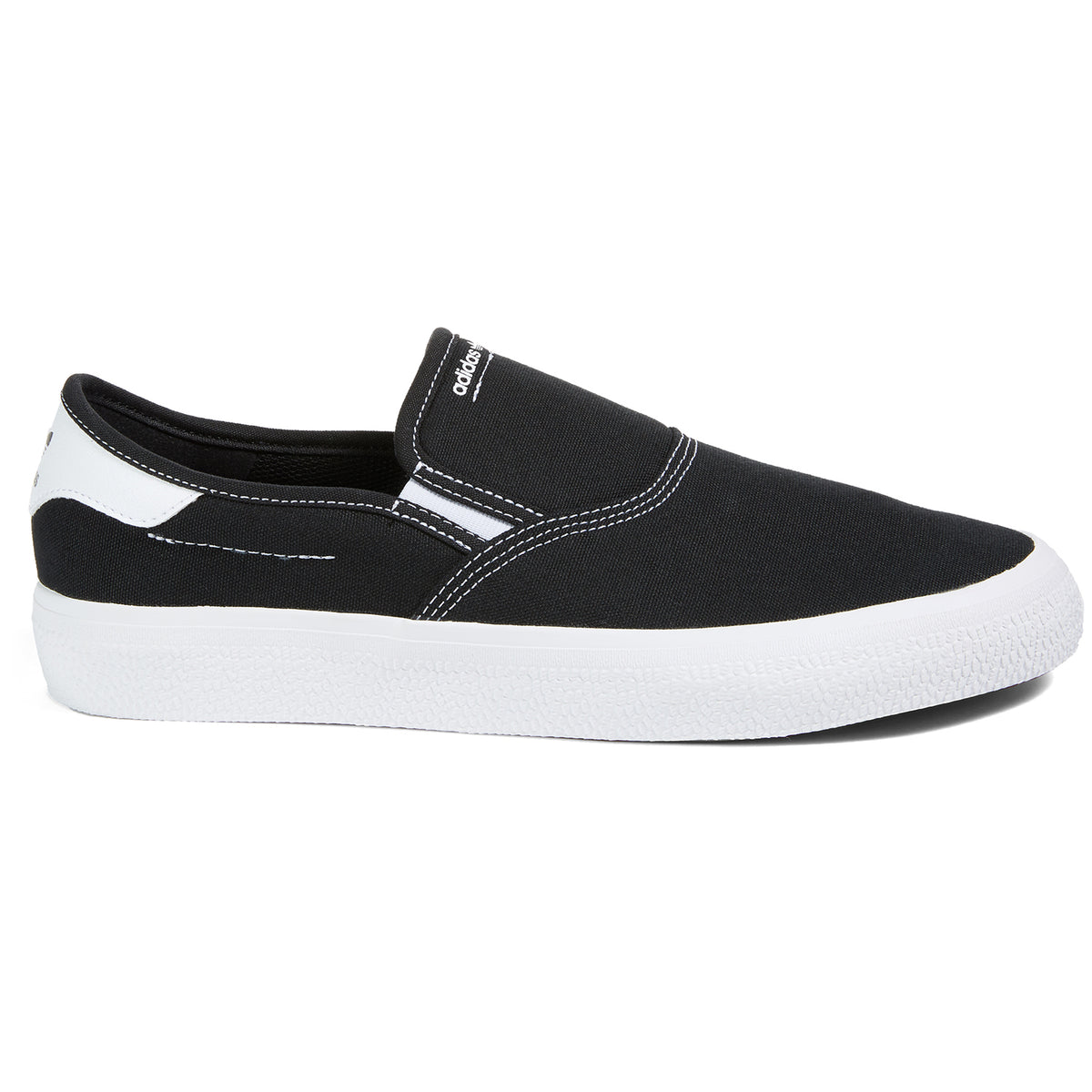 Adidas 3MC Slip-On Shoes - Men's Black/White/Black