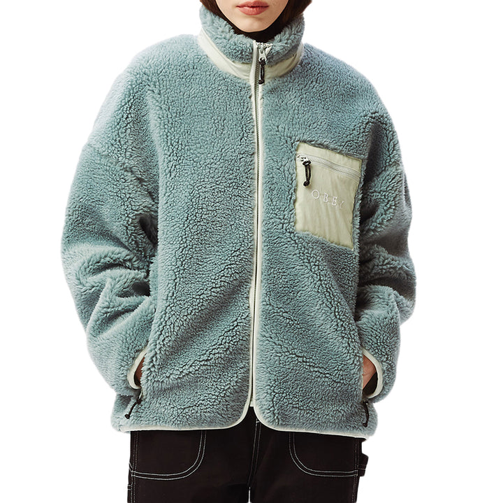 Obey Clothing Mesa Sherpa Jacket - Women's Mineral Blue