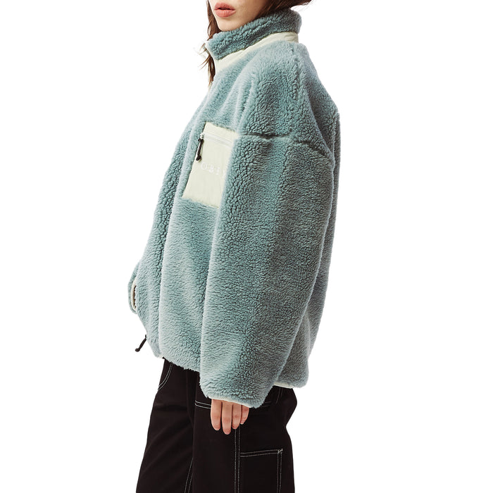 Obey Clothing Mesa Sherpa Jacket - Women's Mineral Blue