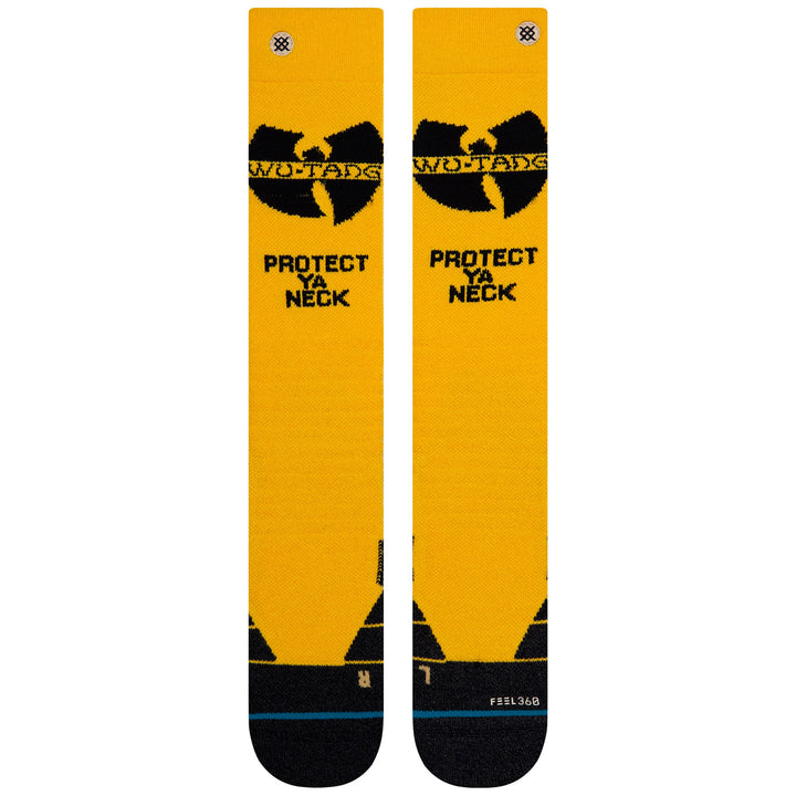 Stance Wu Protect Ya Snow Socks Yellow