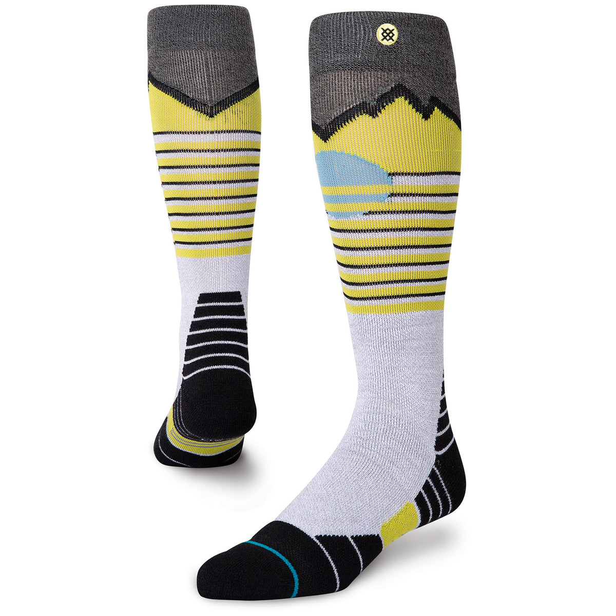 Stance Dawn Patrol 2 Snow Socks Lime