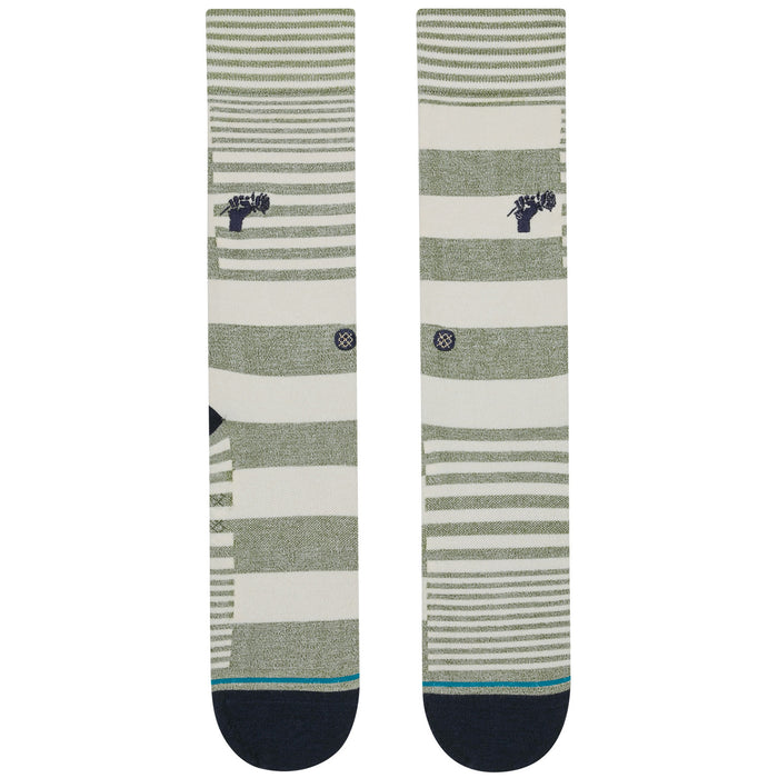 Stance Power Flower Socks Army Green