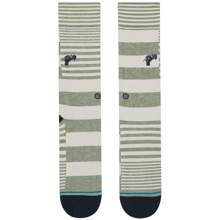 Stance Power Flower Socks Army Green