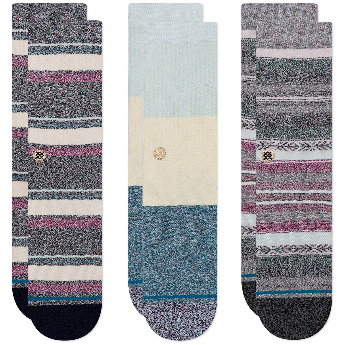 Stance Bu Bu Butterblend Socks - 3 Pack