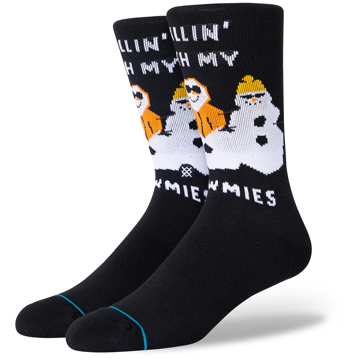 Stance Snowmies Chillin Socks Black