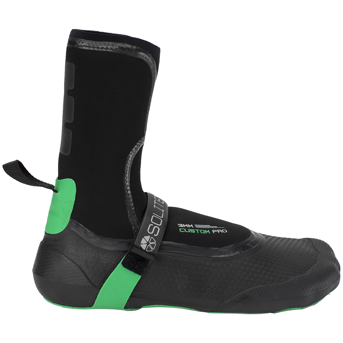Solite 3mm Custom Pro Wetsuit Boots Black/Green