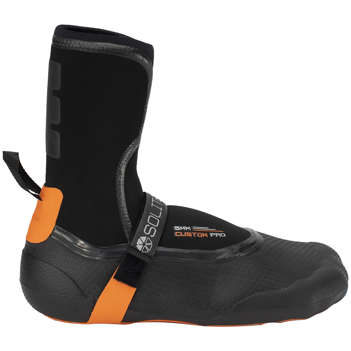 Solite 5mm Custom Pro Wetsuit Boots Black/Orange
