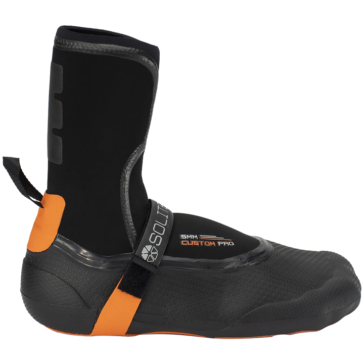Solite 5mm Custom Pro Wetsuit Boots Black/Orange