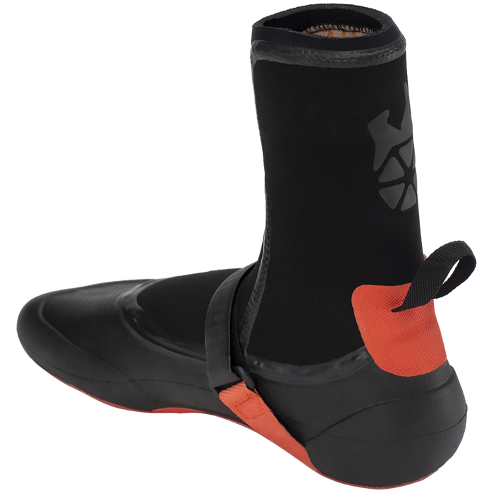 Solite 8mm Custom Fire Wetsuit Boots Black/Red