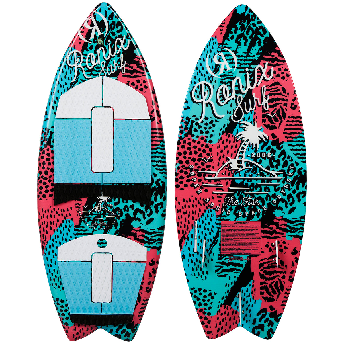Ronix Super Sonic Space Odyssey Fish Wakesurf Board - Girls' 2024