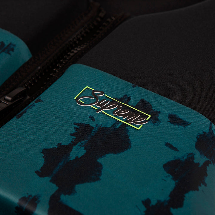 Ronix Supreme Yes CGA Wake Vest 2021 Deep Teal/Black Texture