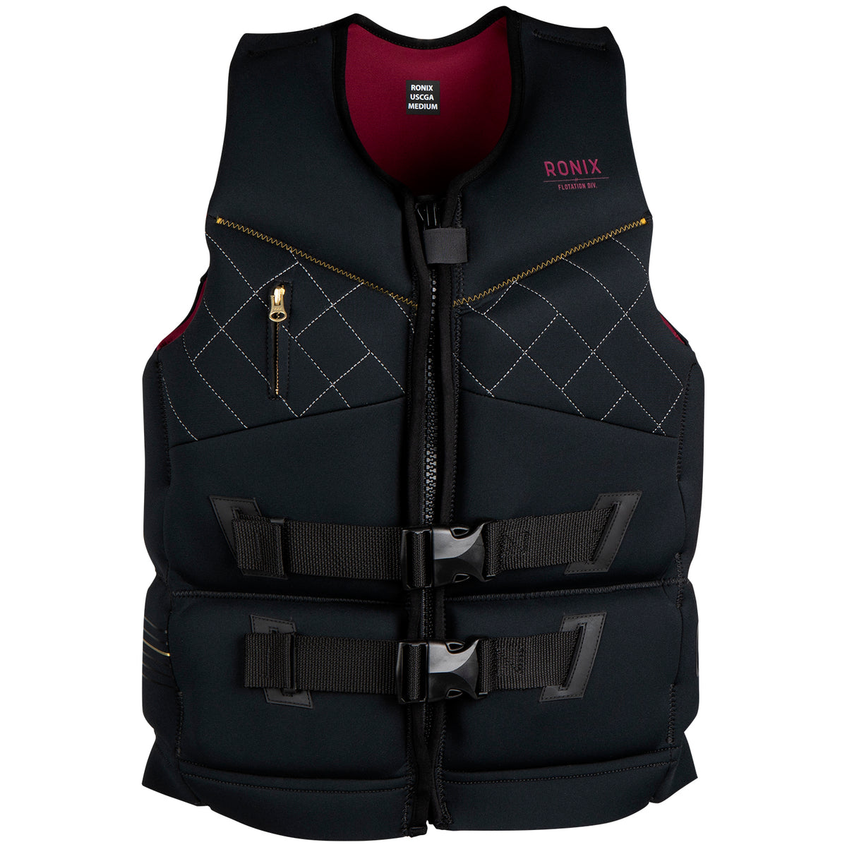 Ronix Supernova Capella 3.0 CGA Wake Vest - Women's Black/Merlot
