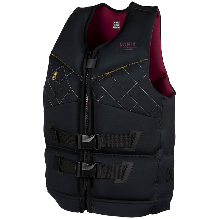 Ronix Supernova Capella 3.0 CGA Wake Vest - Women's Black/Merlot