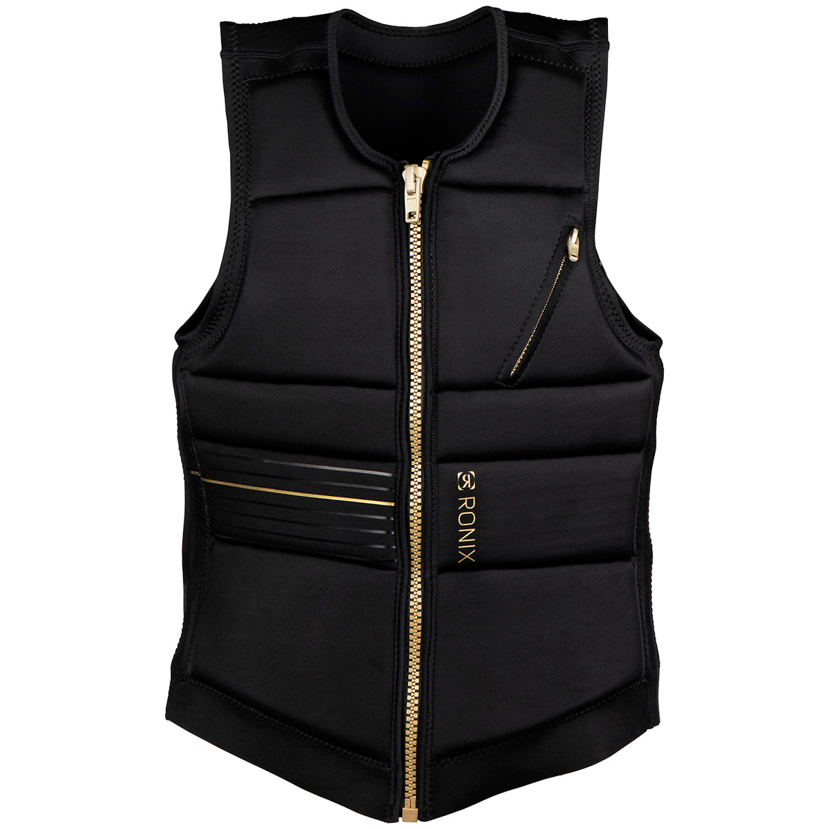 Ronix Rise Athletic Cut Impact Wake Vest - Women's 2025 Black/Gold
