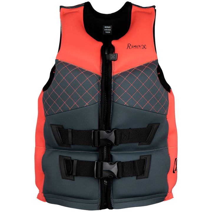 Ronix Prom Queen Capella 3.0 CGA Wake Vest - Girls' Coral