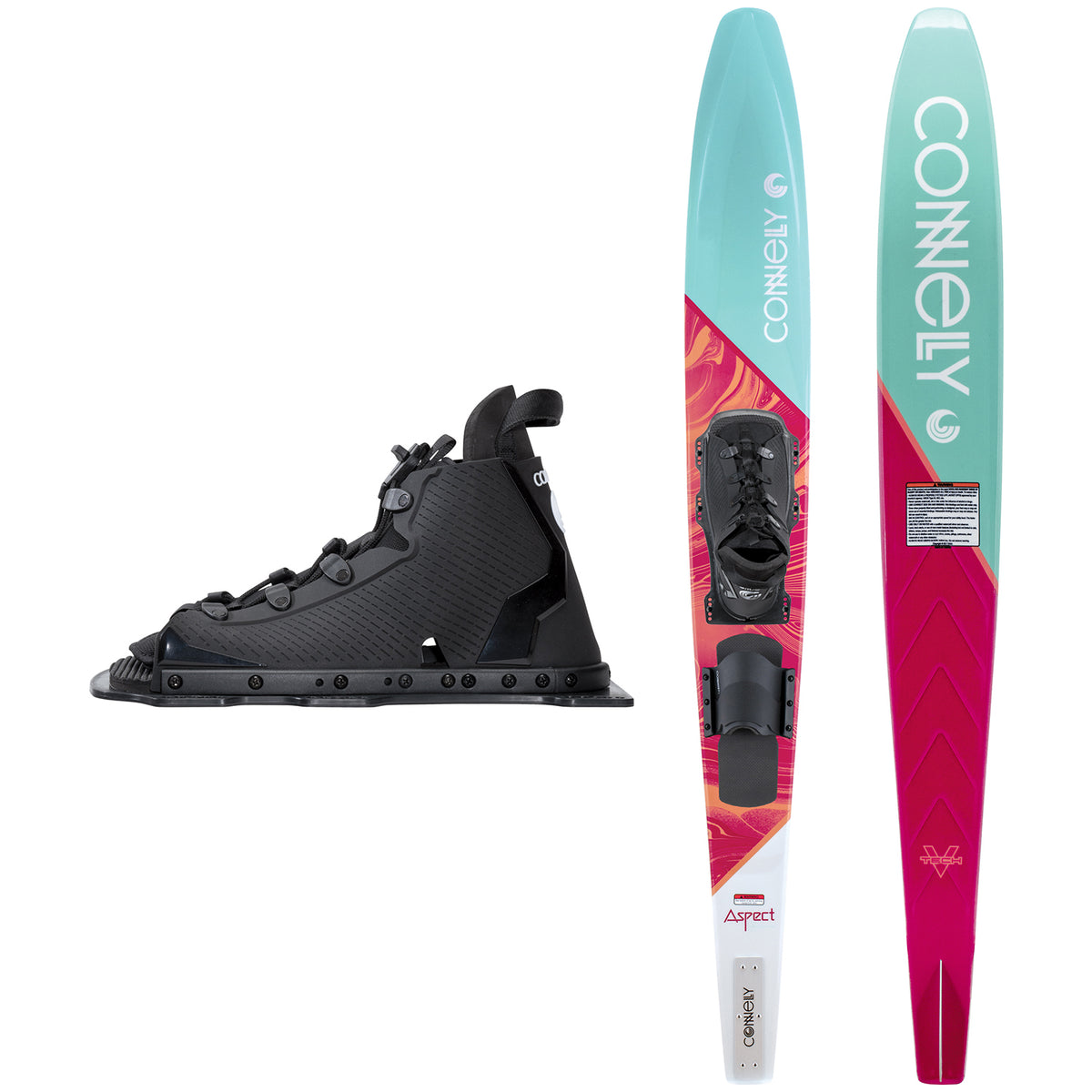 Connelly Aspect Slalom Water Ski + Swerve with RTS Bindings - Women's