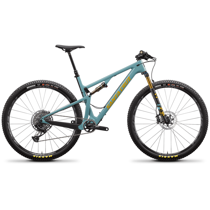 Santa Cruz Bicycles Blur CC X01 TR Complete Mountain Bike 2021 Aqua