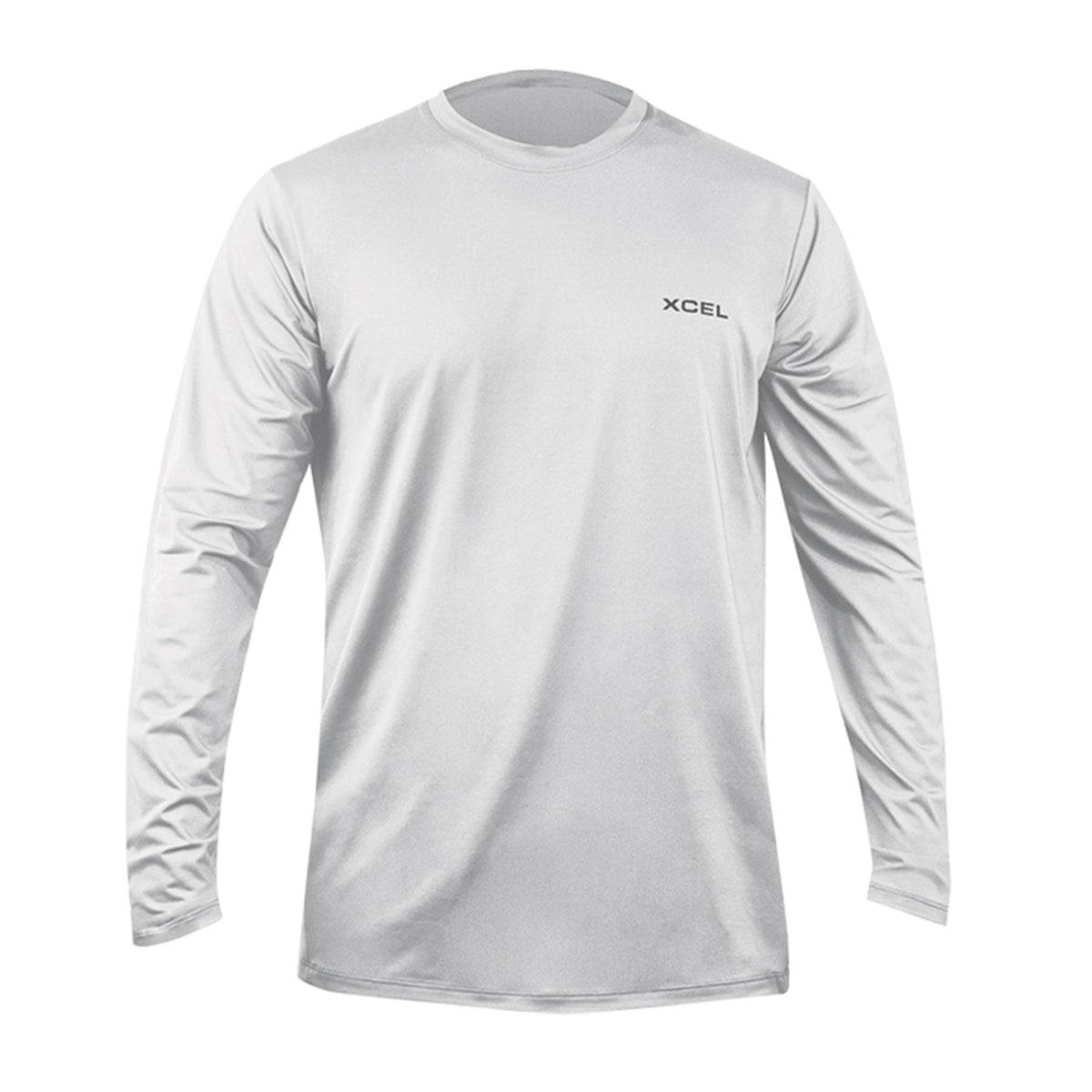 XCEL Premium Stretch Long Sleeve Relaxed Fit Rashguard White