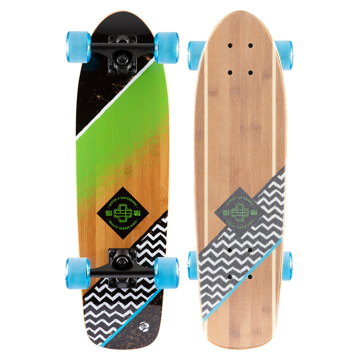 Sector 9 Zag Bambino Cruiser Skateboard Complete